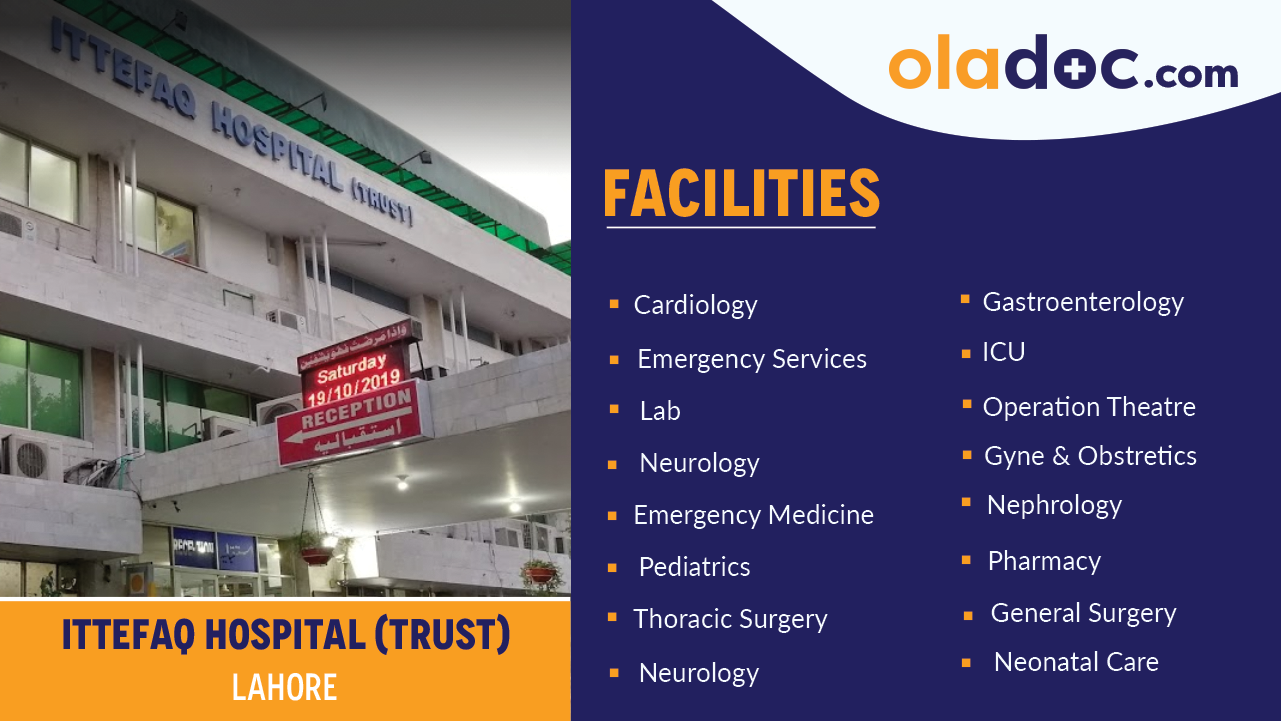 Facilities at Ittefaq Hospital Lahore